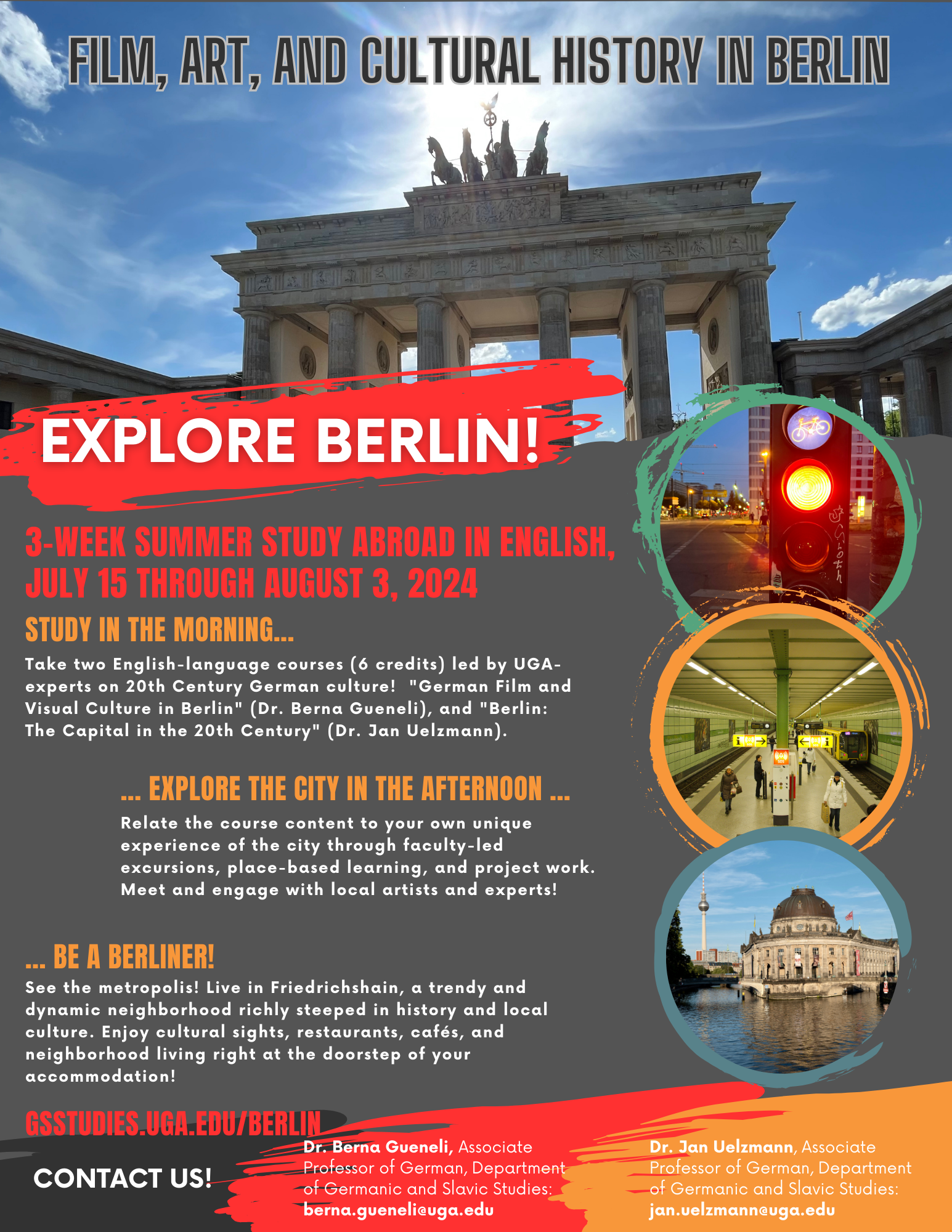 UGA Study Abroad in Berlin Germanic and Slavic Studies